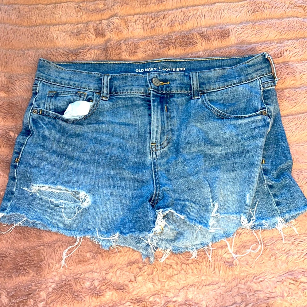 Old Navy boyfriend jean shorts